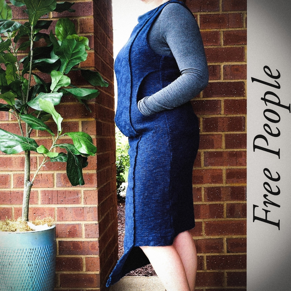 Free People | Asymmetrical Reverse Hem Dress